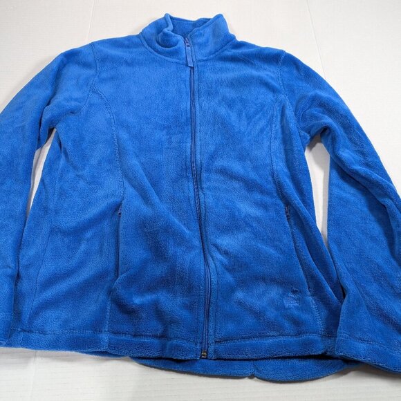 Caribbean Joe full zip long sleeve blanket jacket in royal blue size large - Picture 1 of 7